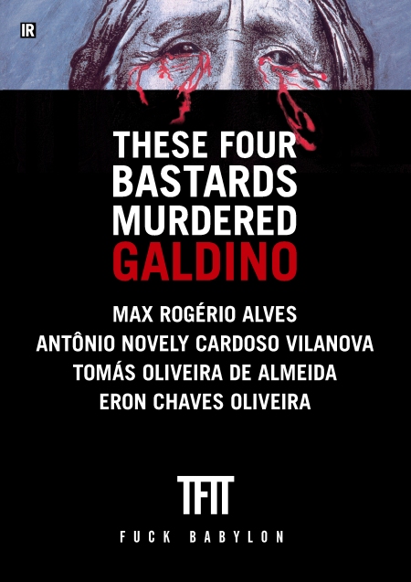 These of the names of the four bastards who murdered Galdino.Poster by Dubdem.
